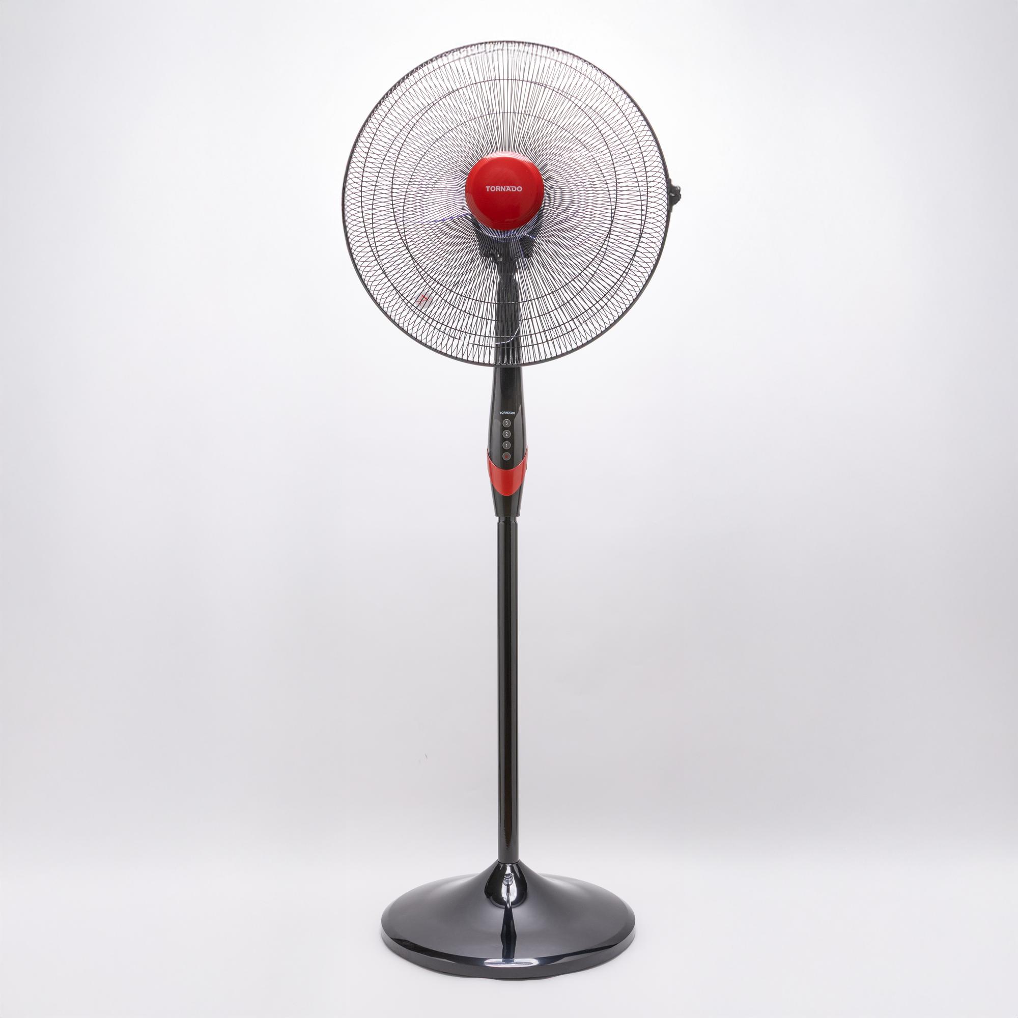 TORNADO Ventilador TSF-18XW / TSF-18XW Negro, rojo