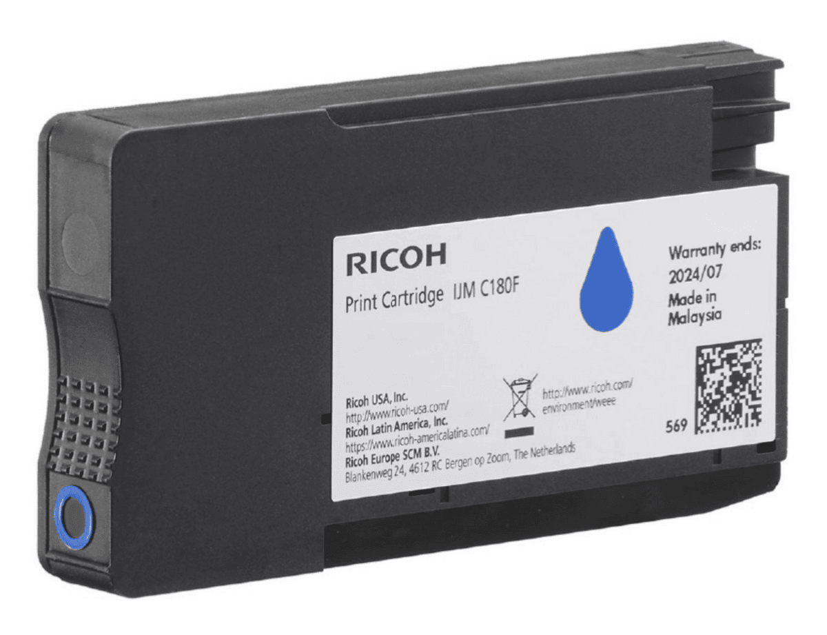 Ricoh Tinte C180C / 408518 Cyan Ricoh Tinte C180C / 408518 Cyan