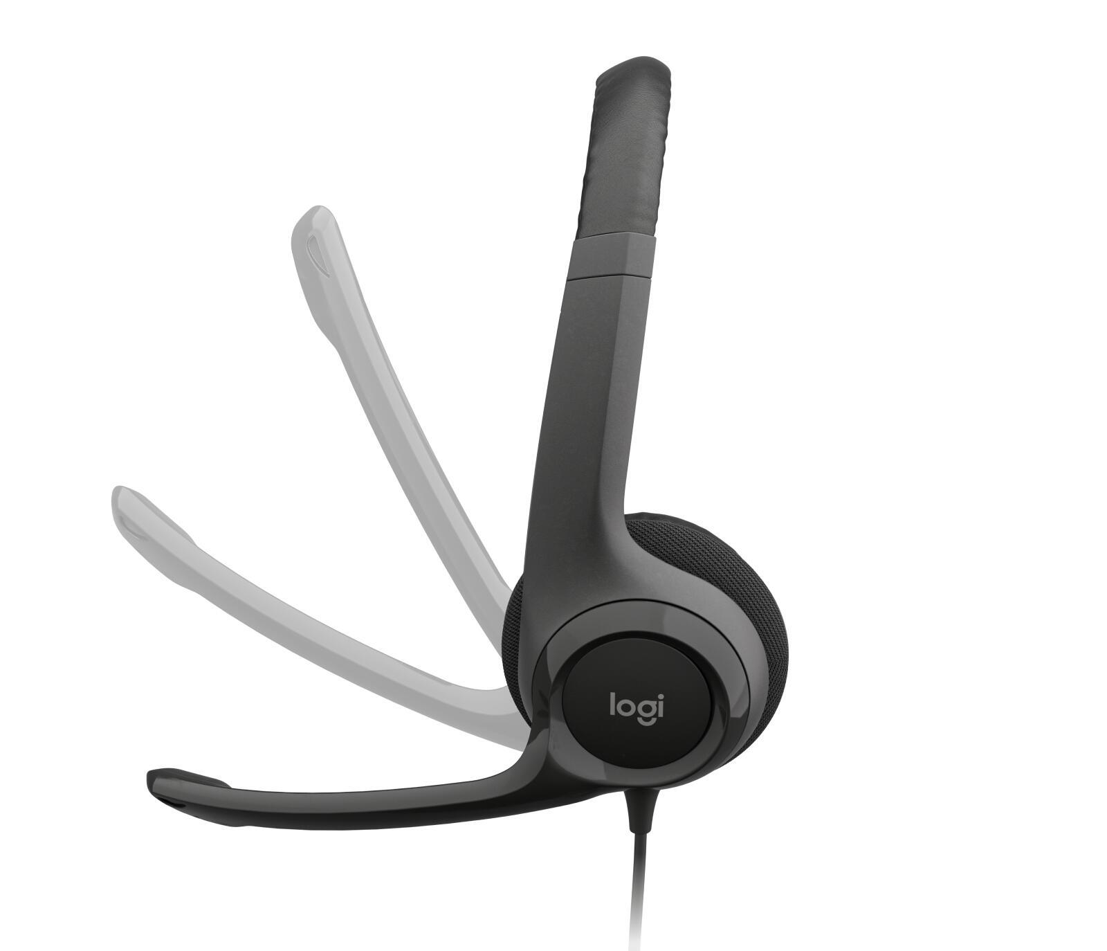 Logitech Headset H390 / 981-000406 Schwarz