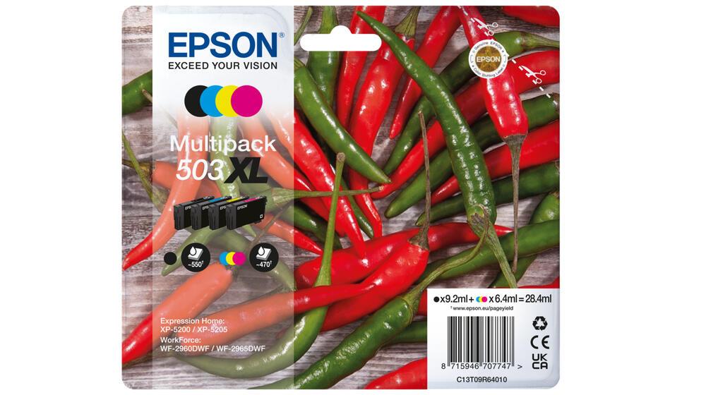 Epson Tinta 503XL / C13T09R64010 BK,C,M,Y XL Multipack
