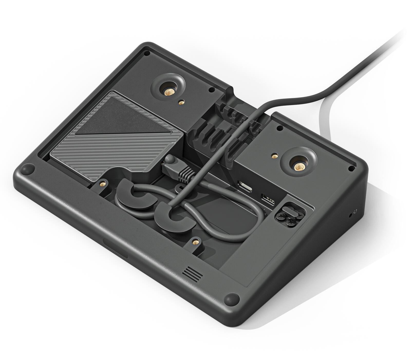 Logitech Sala de reuniones Tap Cat5e Kit / 939-001950 Negro 25,6 cm (10,1")