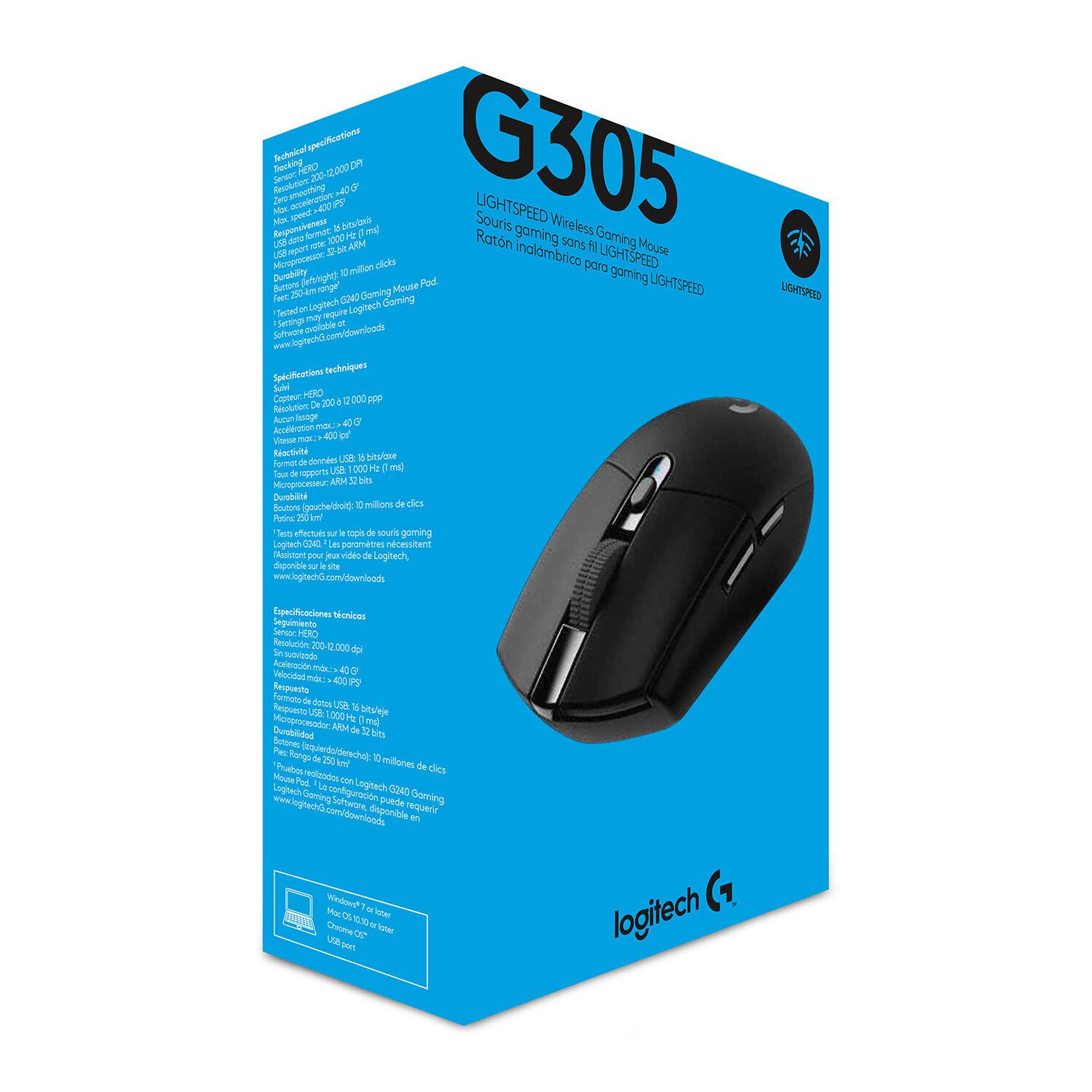 Logitech Maus G305 Lightspeed / 910-005283 Schwarz