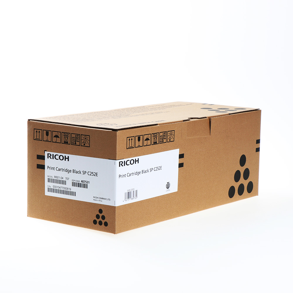 Ricoh Toner Type C252E / 407531 Schwarz