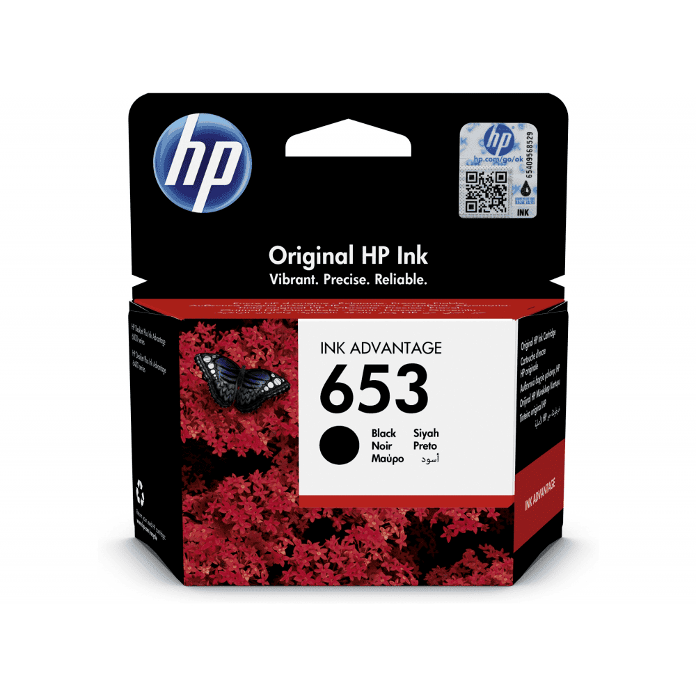 HP Encre 653 / 3YM75AE Noir