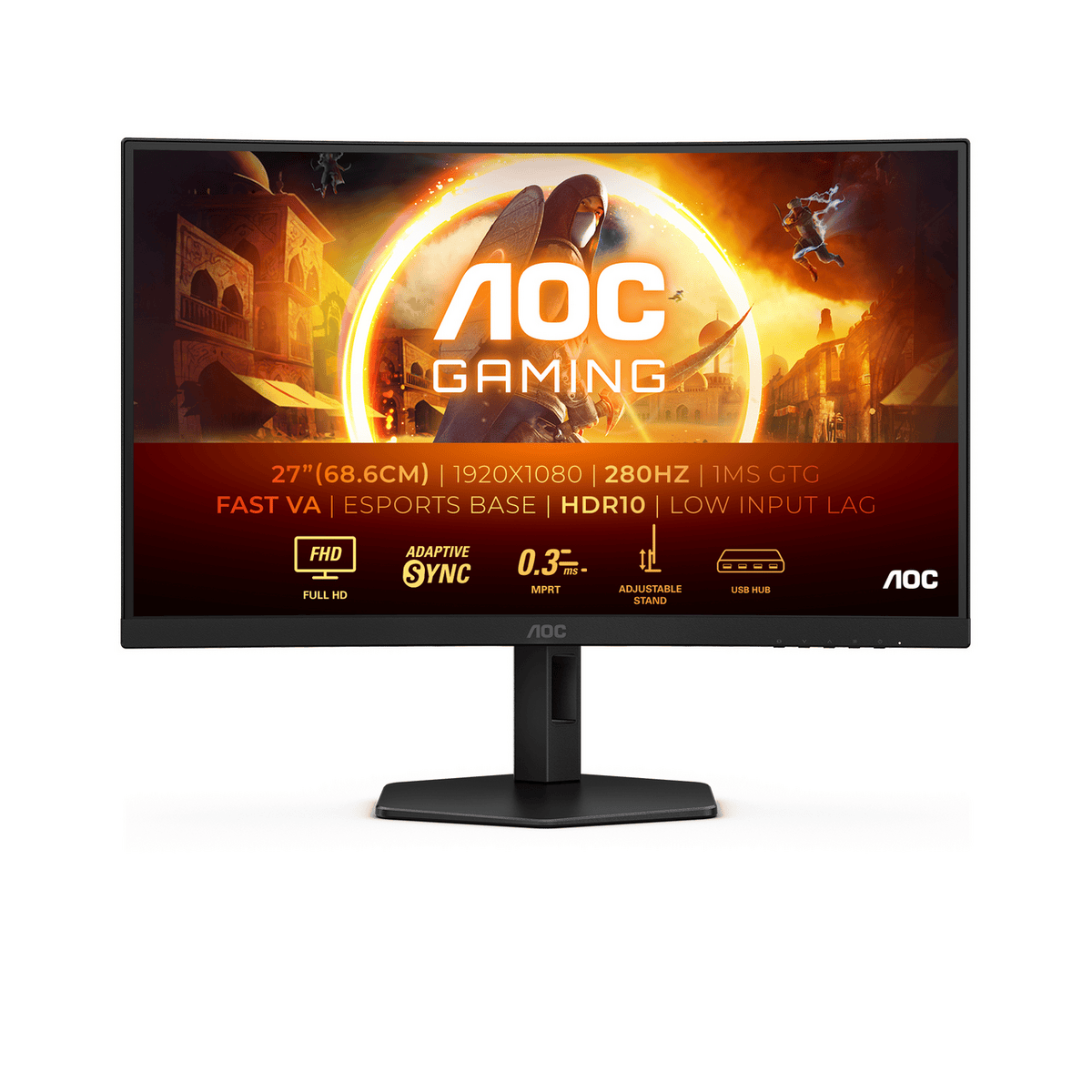 AOC Moniteur C27G4ZXU  / C27G4ZXU Noir