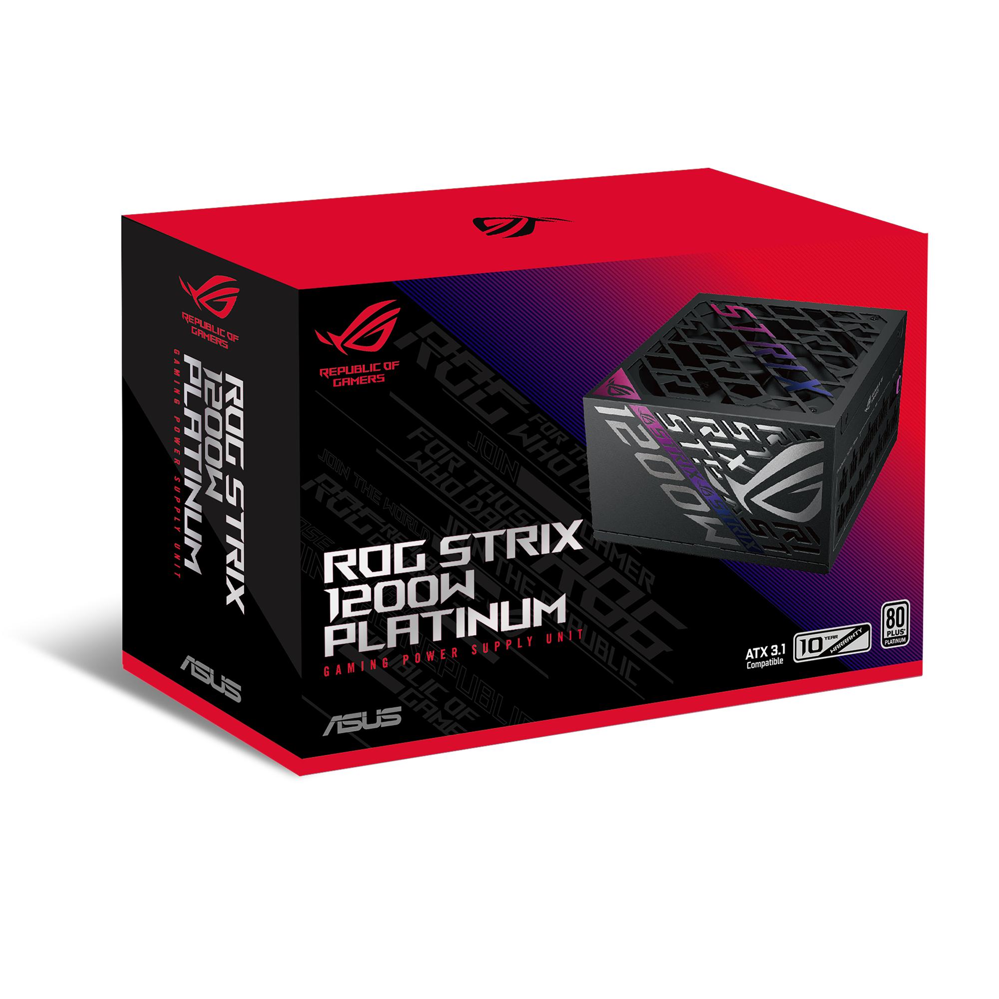 ASUS Alimentation pour PC ROG Strix 1200W Platinum / 90YE00W0-B0NA00 Noir