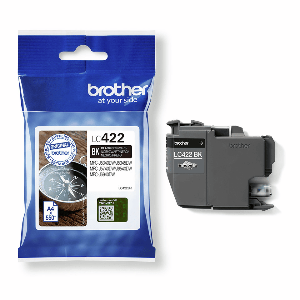 Brother Tinta LC-422BK / LC422BK Negro