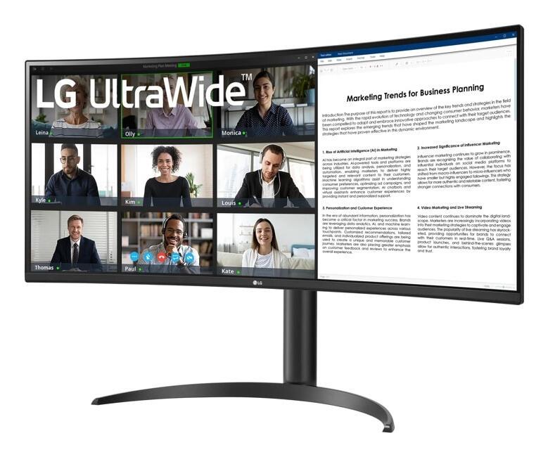 LG Monitor 34WR55QK-B / 34WR55QK-B Negro 86,4 cm (34")