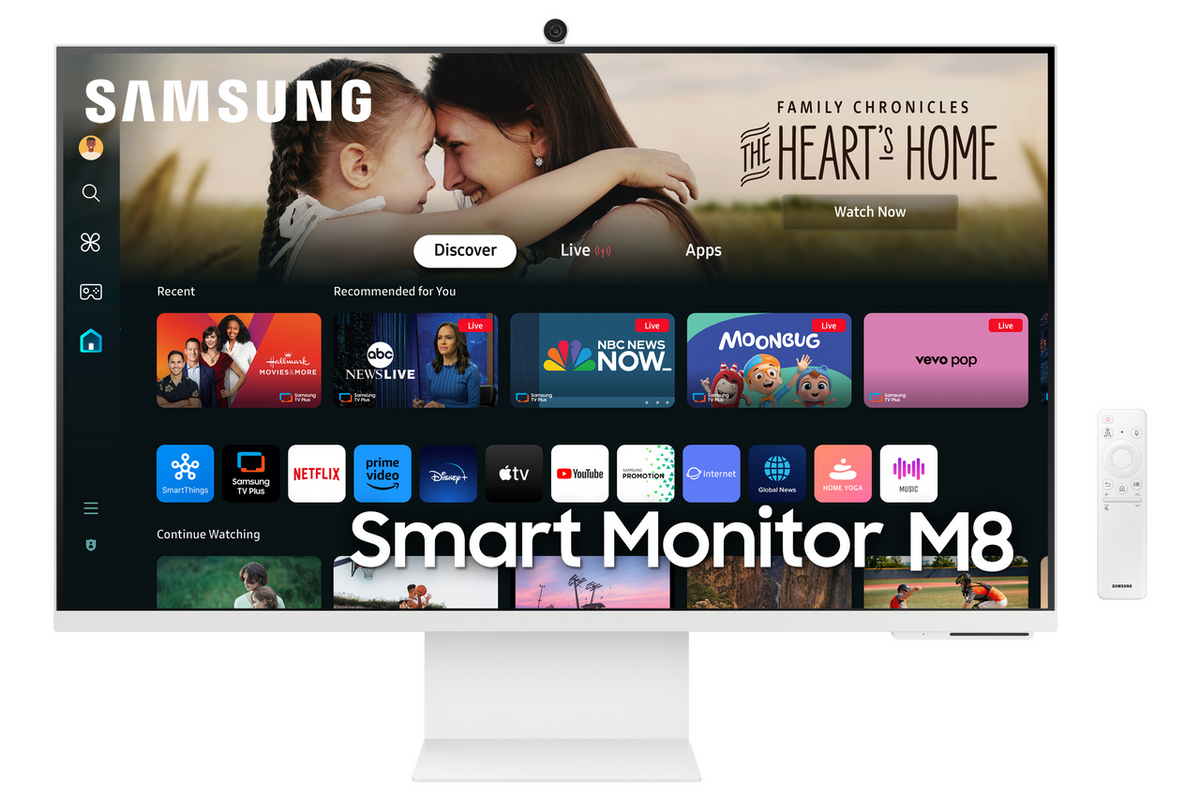 Samsung Monitor S32DM801UU / LS32DM801UUXEN Weiß