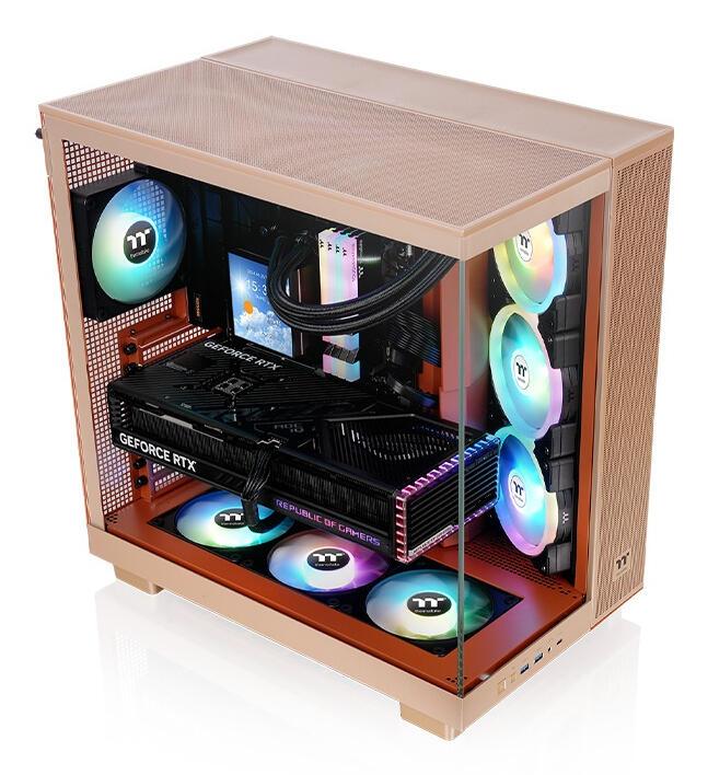 Thermaltake Alloggiamento per PC View 380 XL TG ARGB Gravel Sand / CA-11E-00MGWN-00 Sabbia