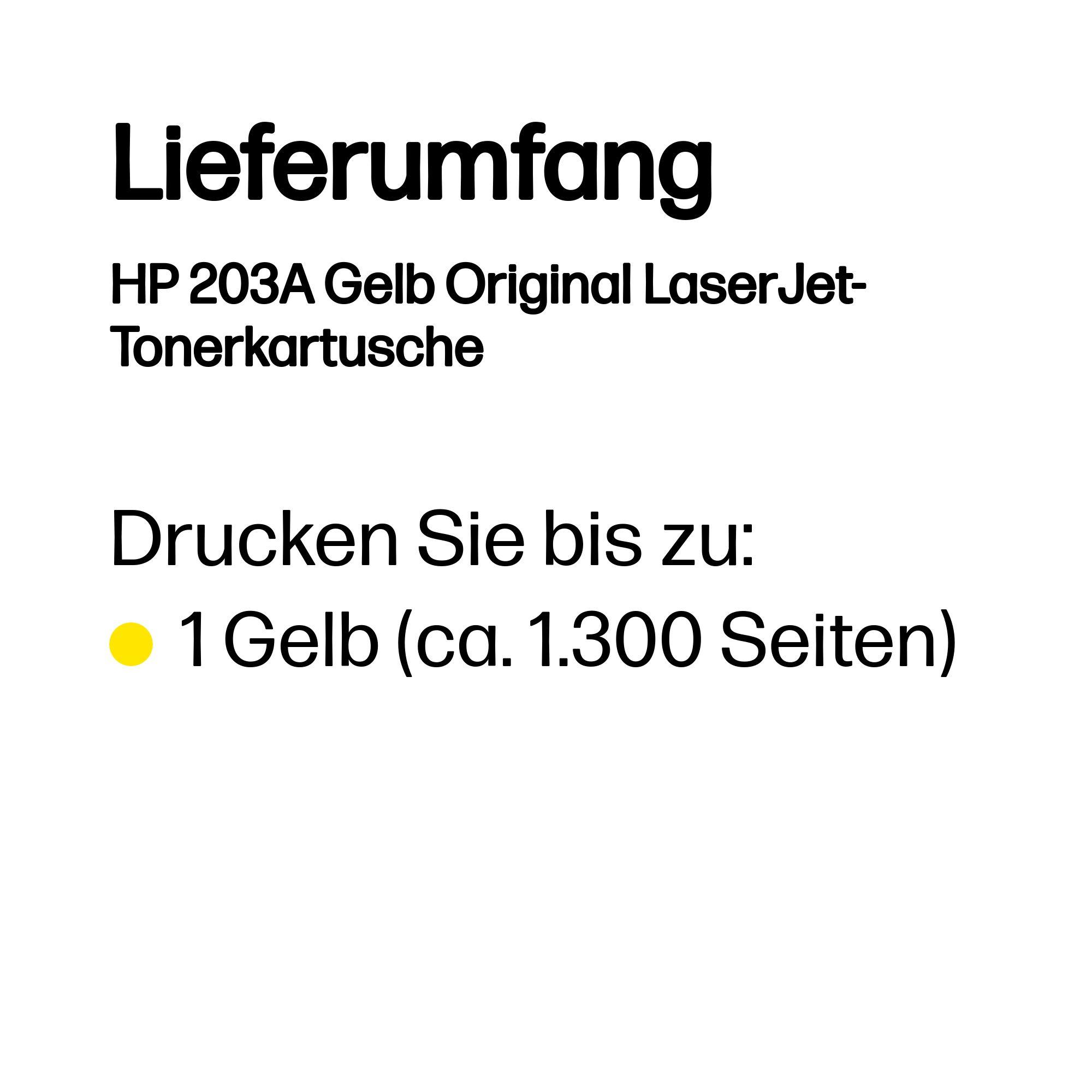 HP Toner 203A / CF542A Gelb Standard