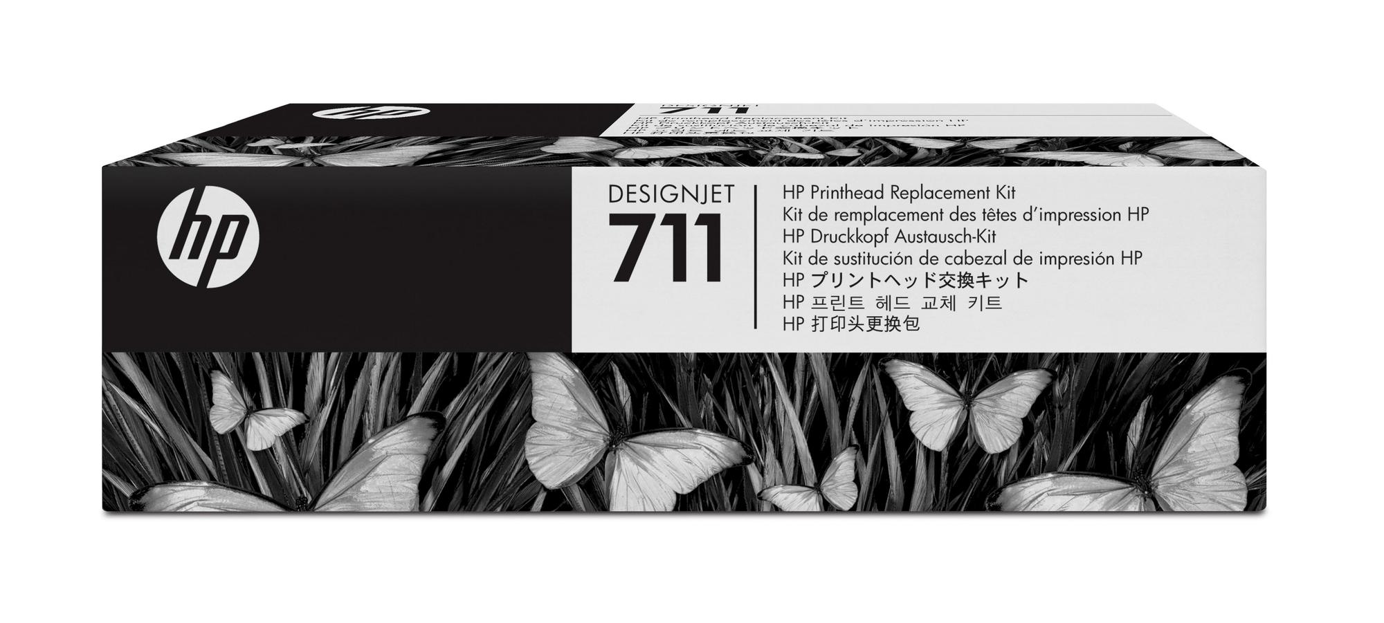 HP Druckkopf 711 / C1Q10A BK,C,M,Y Multipack