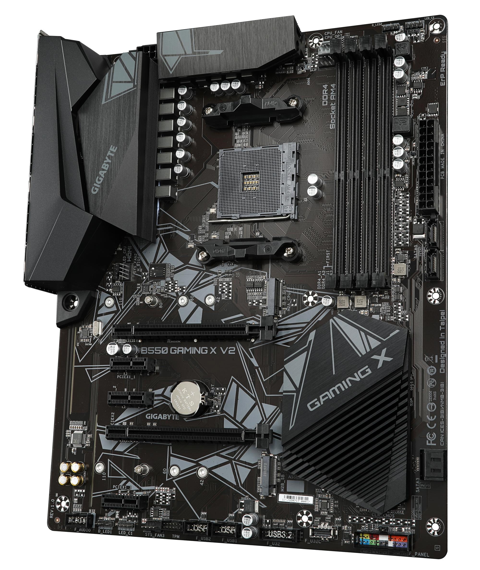 GIGABYTE Carte mère B550 GAMING X V2 Marron
