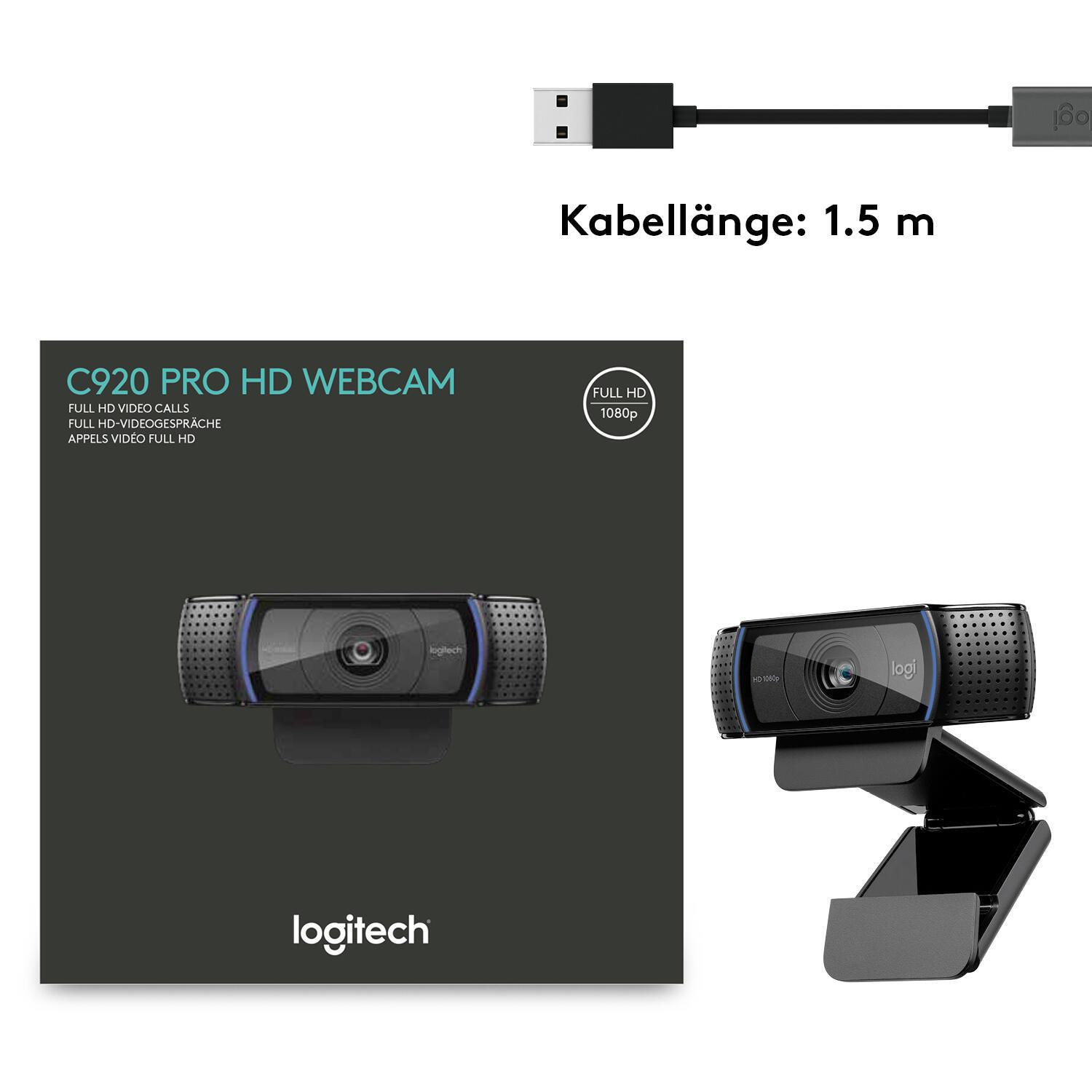 Logitech Cámara web C920 Pro / 960-001055 Negro