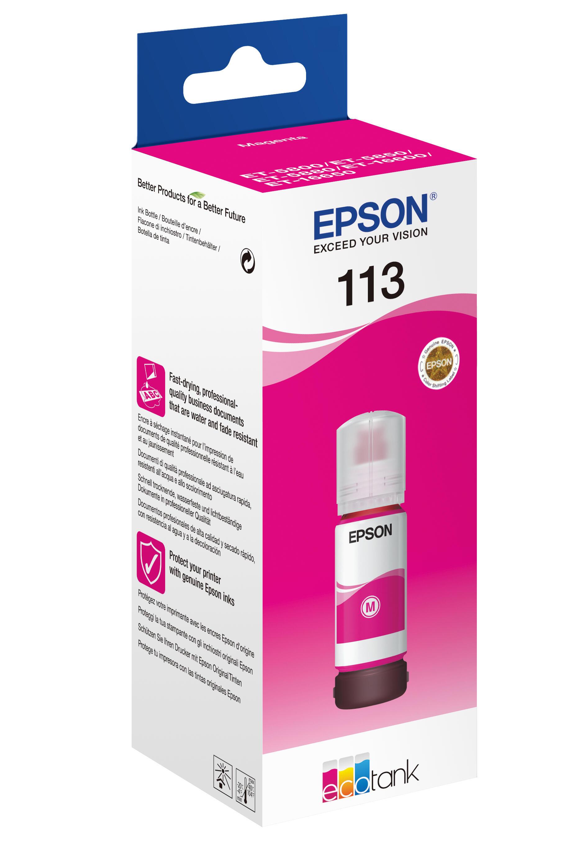 Epson Tinta 113 / C13T06B340 Magenta Standard