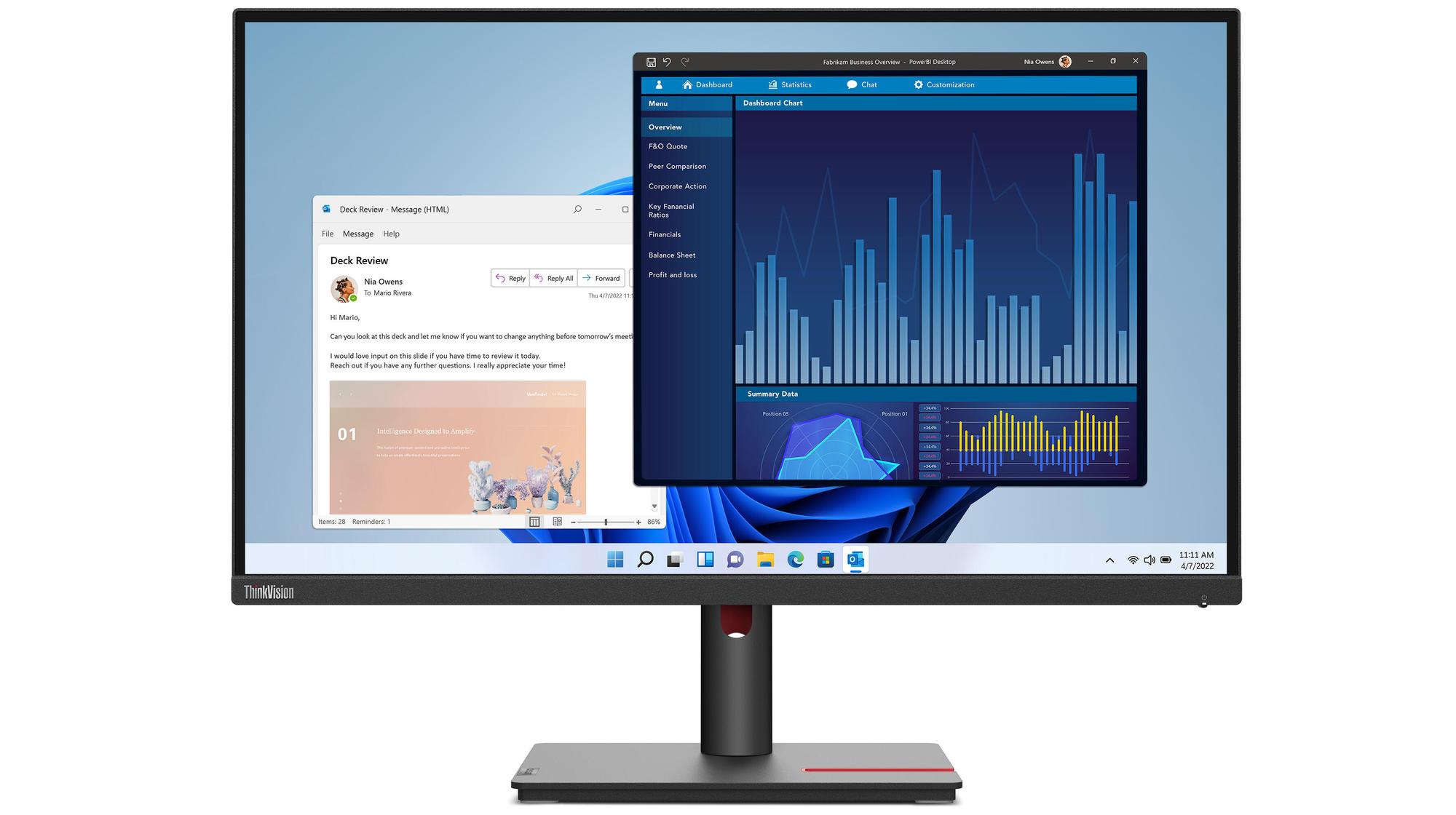 Lenovo Monitor 63A9GAT / 63A9GAT1EU Negro 68,6 cm (27")