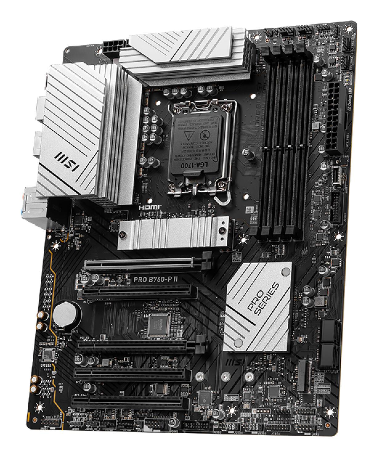 MSI Mainboard PRO B760-P II / 7E29-002R Black, silver
