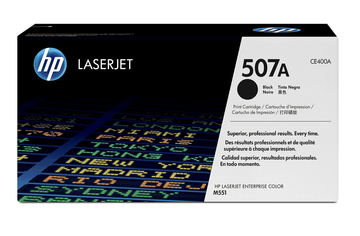 HP Toner 507A / CE400A Schwarz