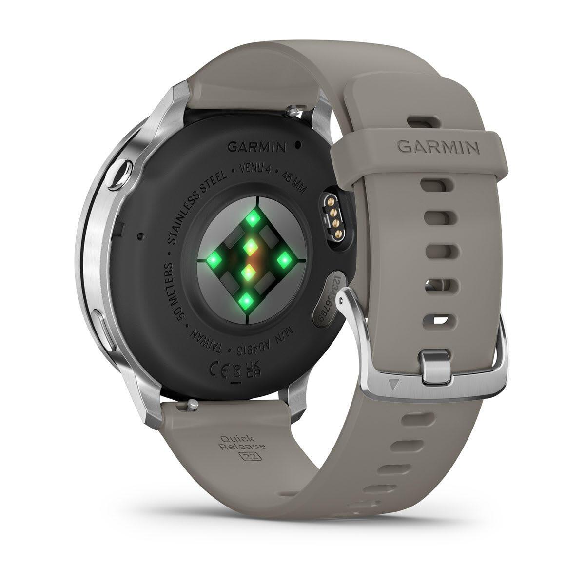Garmin Indossabile Venu 4 45mm / 010-03014-01 Argento L 3,56 cm (1,4")