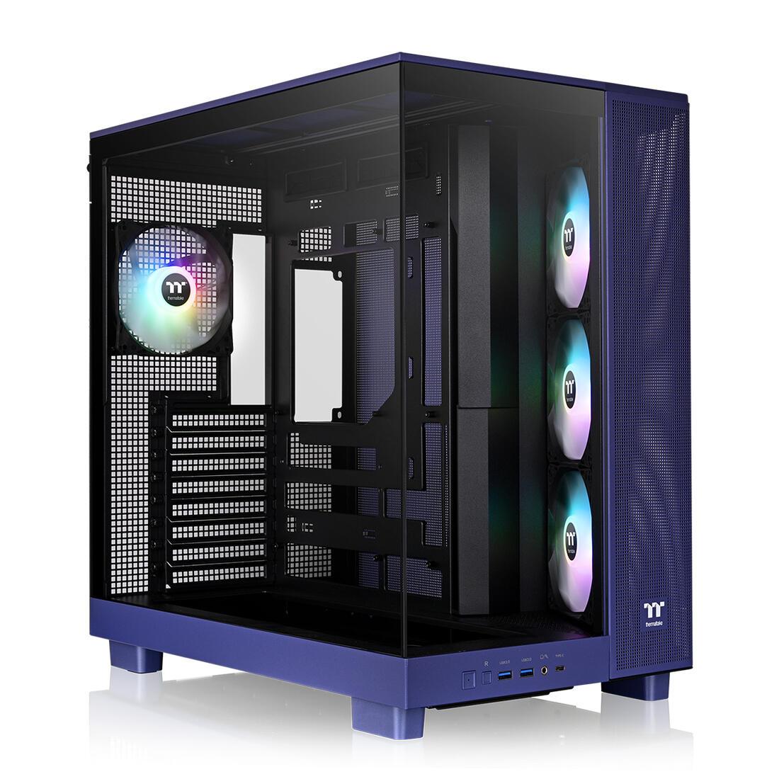 Thermaltake Carcasa de PC View 380 XL TG ARGB Future Dusk / CA-11E-00MNWN-00 Azul