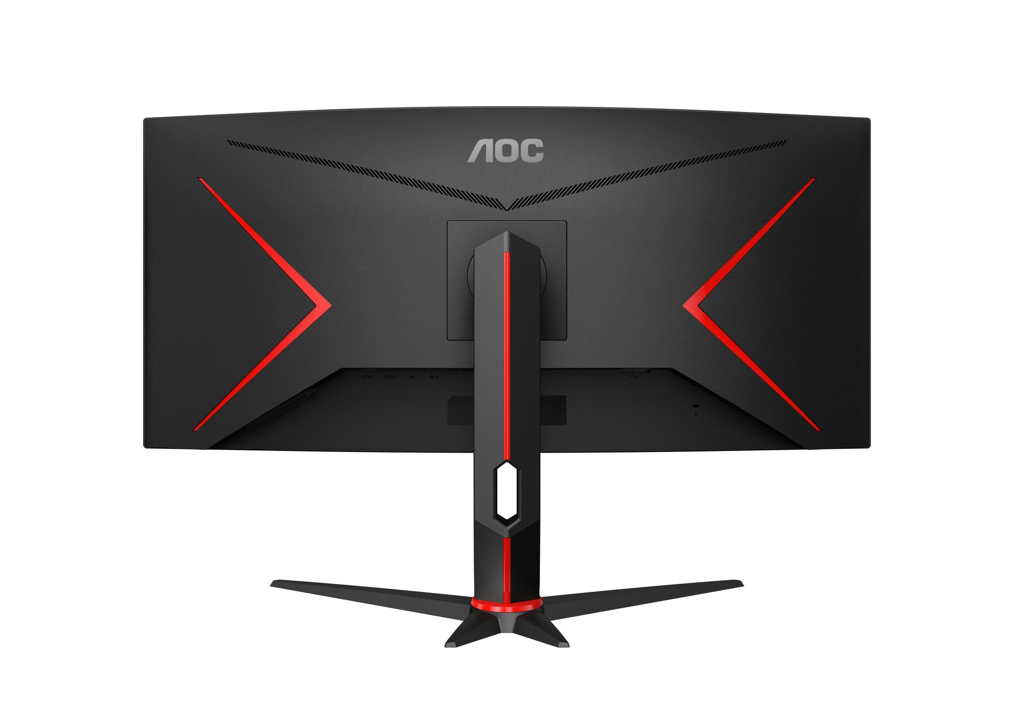 AOC Monitor CU34G2XP/B / CU34G2XP/BK Black, red 86.4 cm (34")