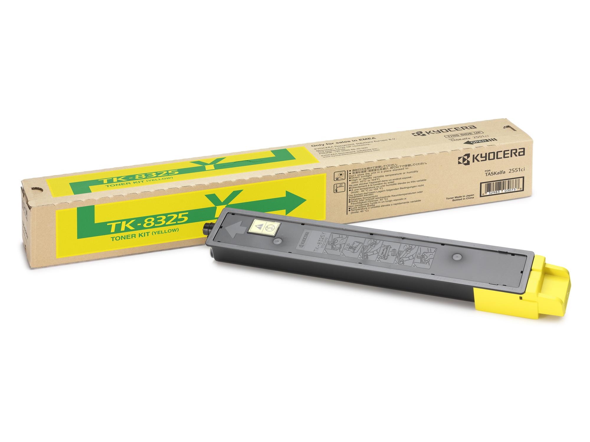 KYOCERA Toner TK-8325Y / 1T02NPANL0 Gelb Standard