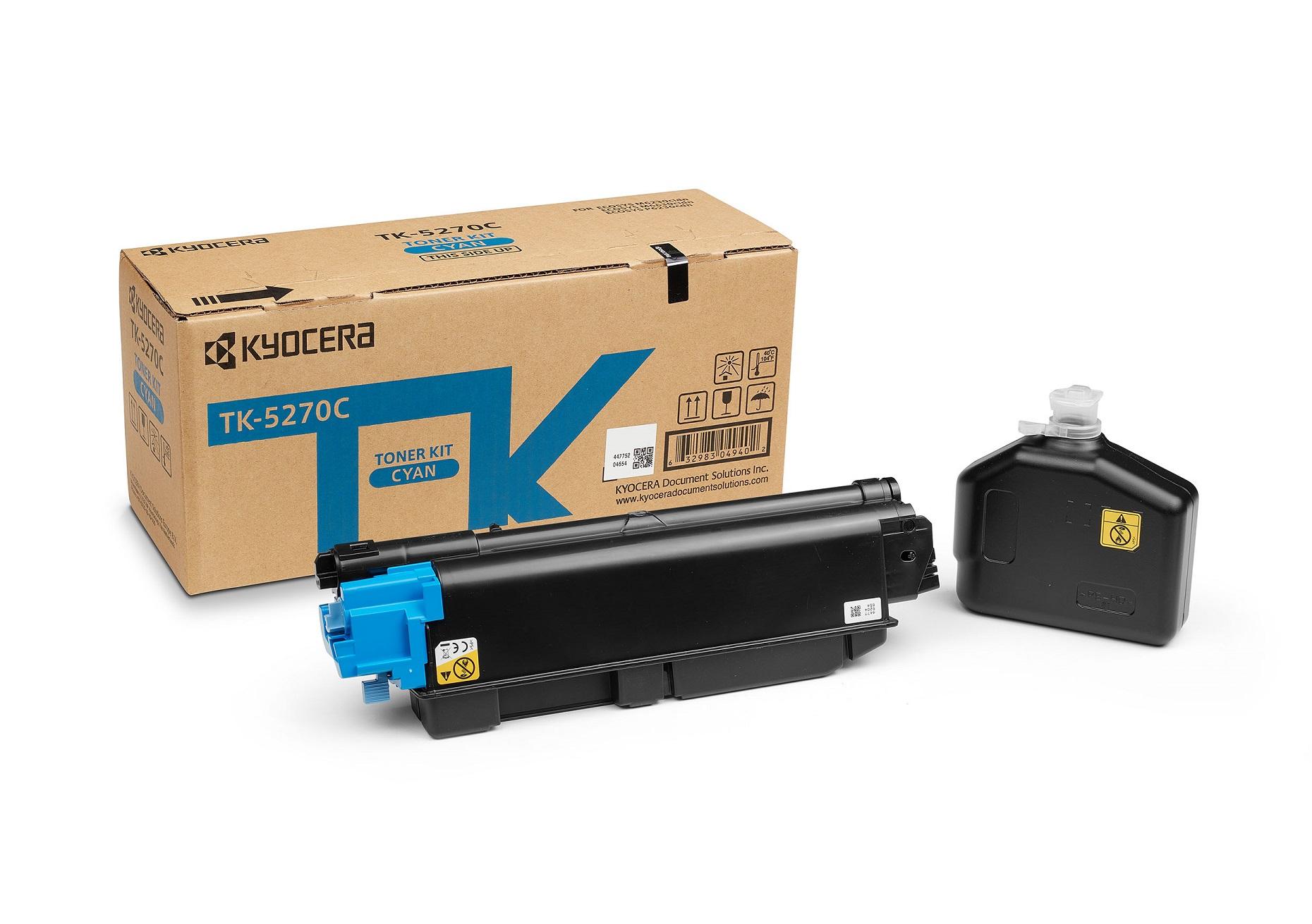 KYOCERA Tóner TK-5270C / 1T02TVCNL0 Cian