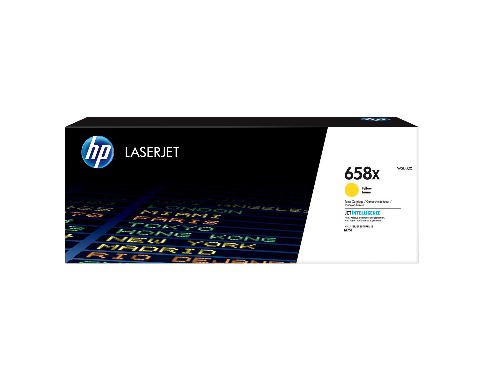 HP Toner 658X / W2002X Yellow XL