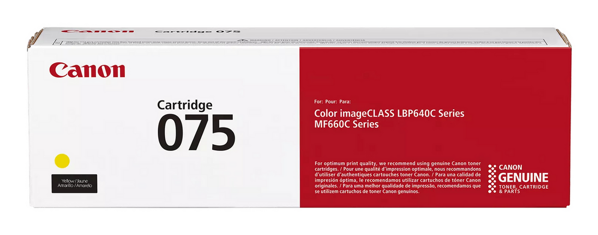 Canon Toner Cartridge 075 Y / 6362C002 Yellow