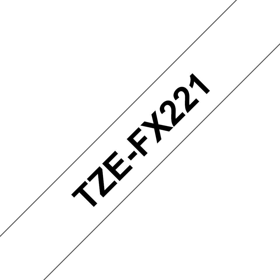 Brother Colour ribbon TZE-FX221 / TZEFX221 Black, white