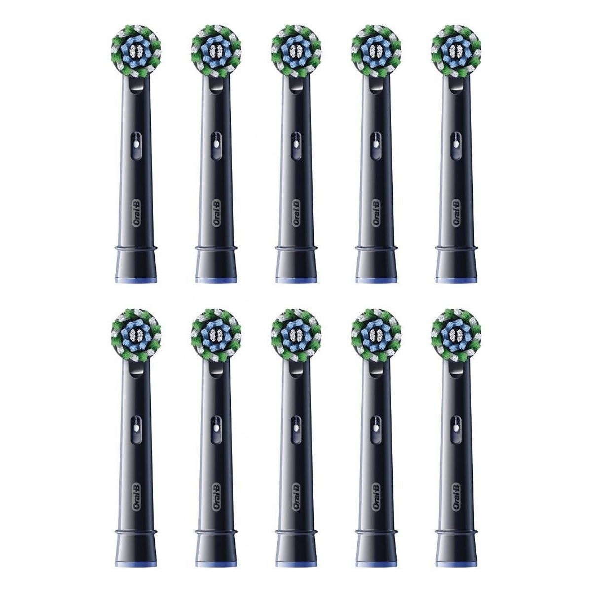 Oral-B Cabezal de cepillo sonic 10x Cross / 8006540861981 Negro 10-Pack