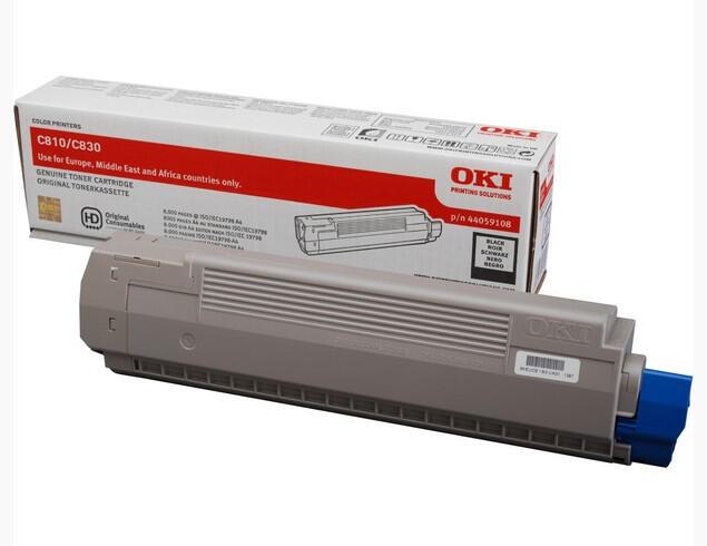 OKI Toner 44059108 Schwarz Standard