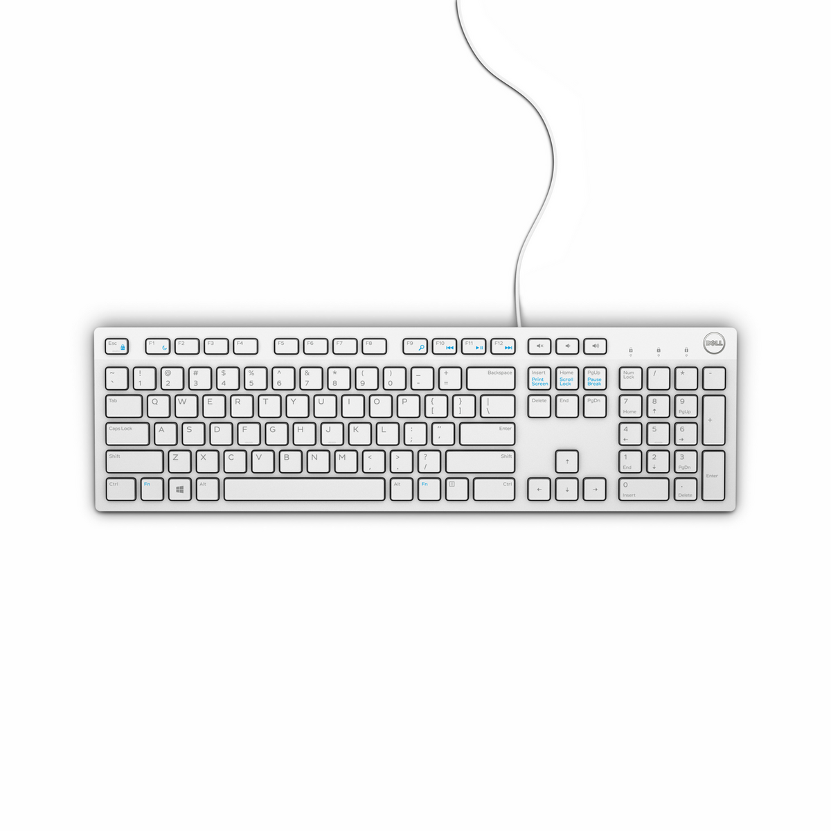 Dell Teclado KB216 US-Int / 580-ADGM Blanco