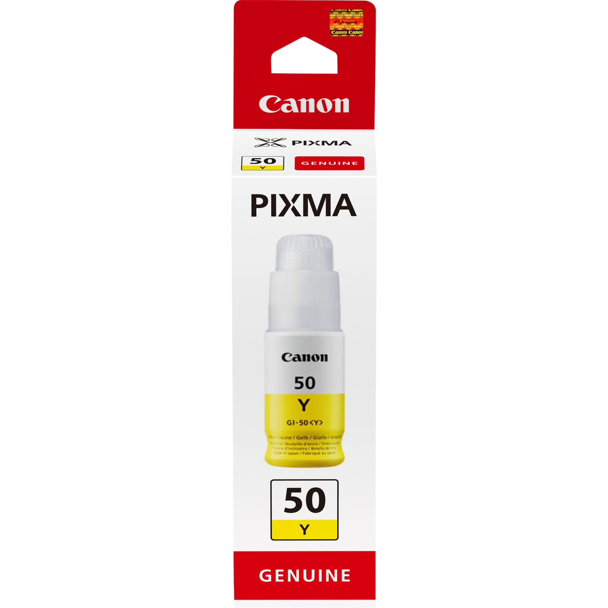 Canon Tinta GI-50Y / 3405C001 Amarillo