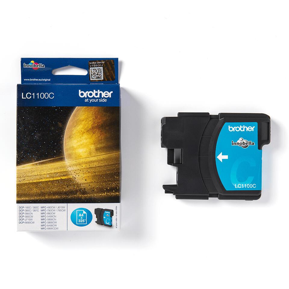 Brother Encre LC-1100C / LC1100C Cyan Standard