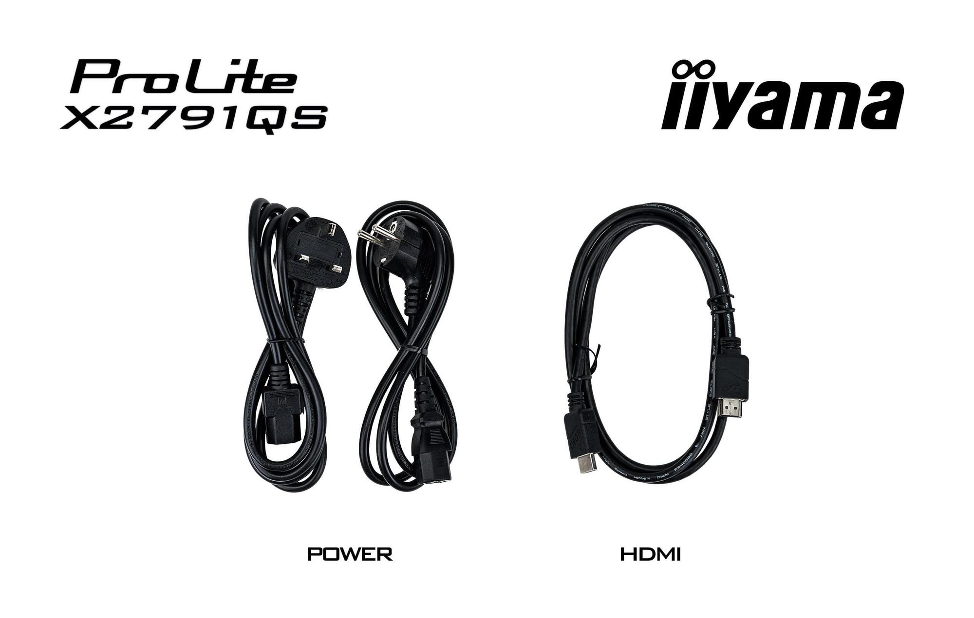 iiyama Monitor ProLite X2791QS / X2791QS-B1 Black 68.6 cm (27")