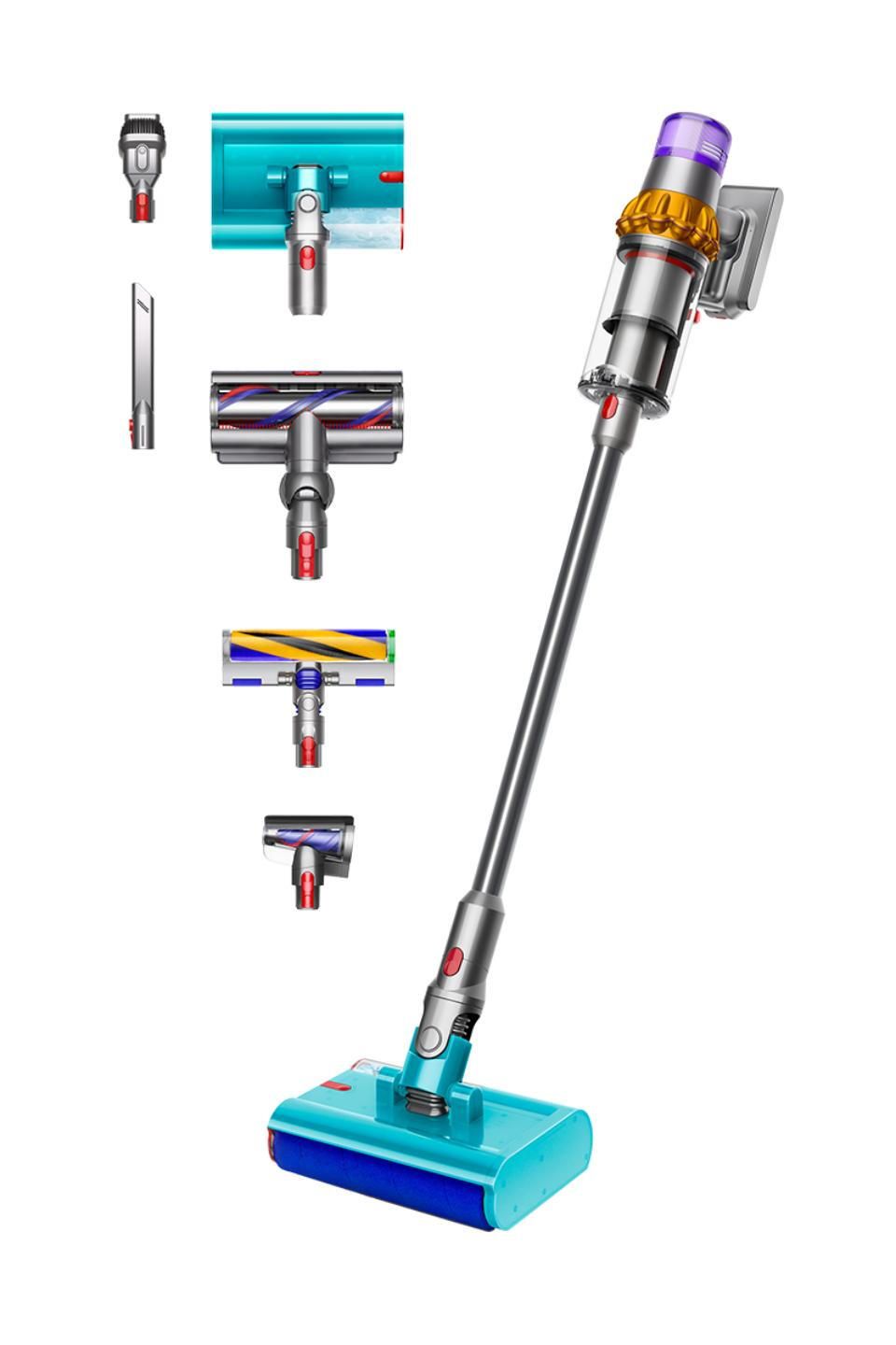 Dyson Aspirateur à main V15s Detect Submarine / 448798-01 Nickel, jaune