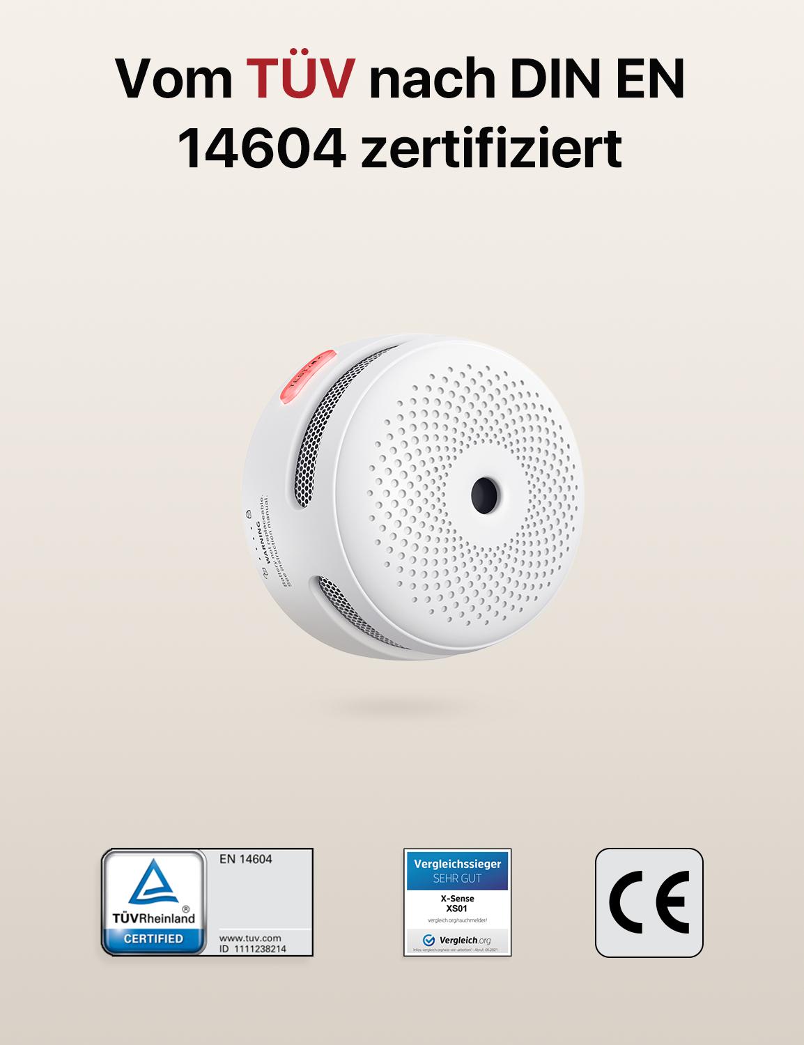 X-Sense Smoke detector XS01 / ZASXS00172WEU White