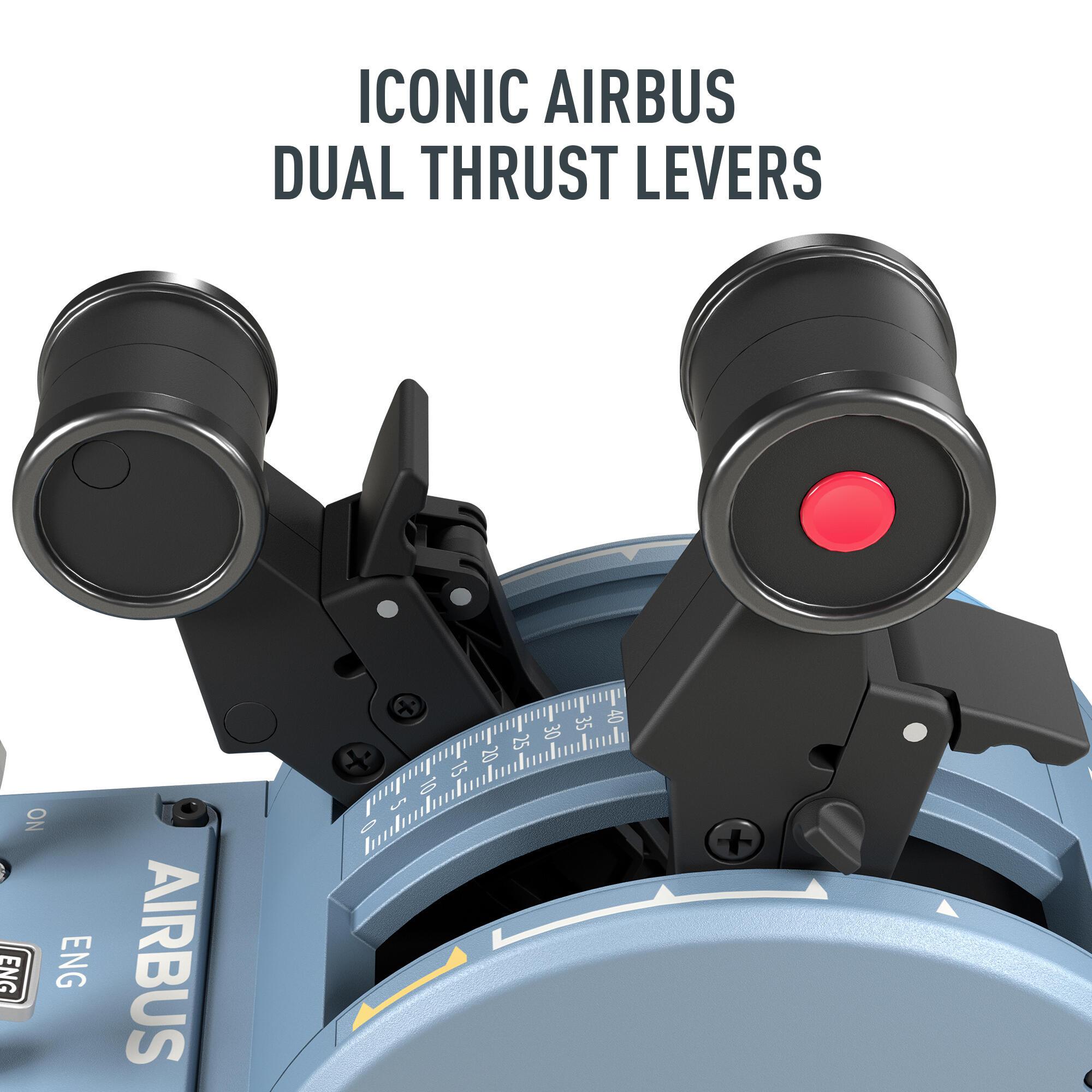 Thrustmaster Contrôleur TCA Quadrant Airbus Edition / 2960840 Noir, bleu