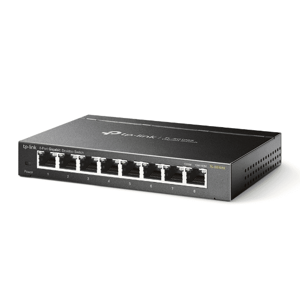 TP-LINK Interruptor SG108S / TL-SG108S Negro