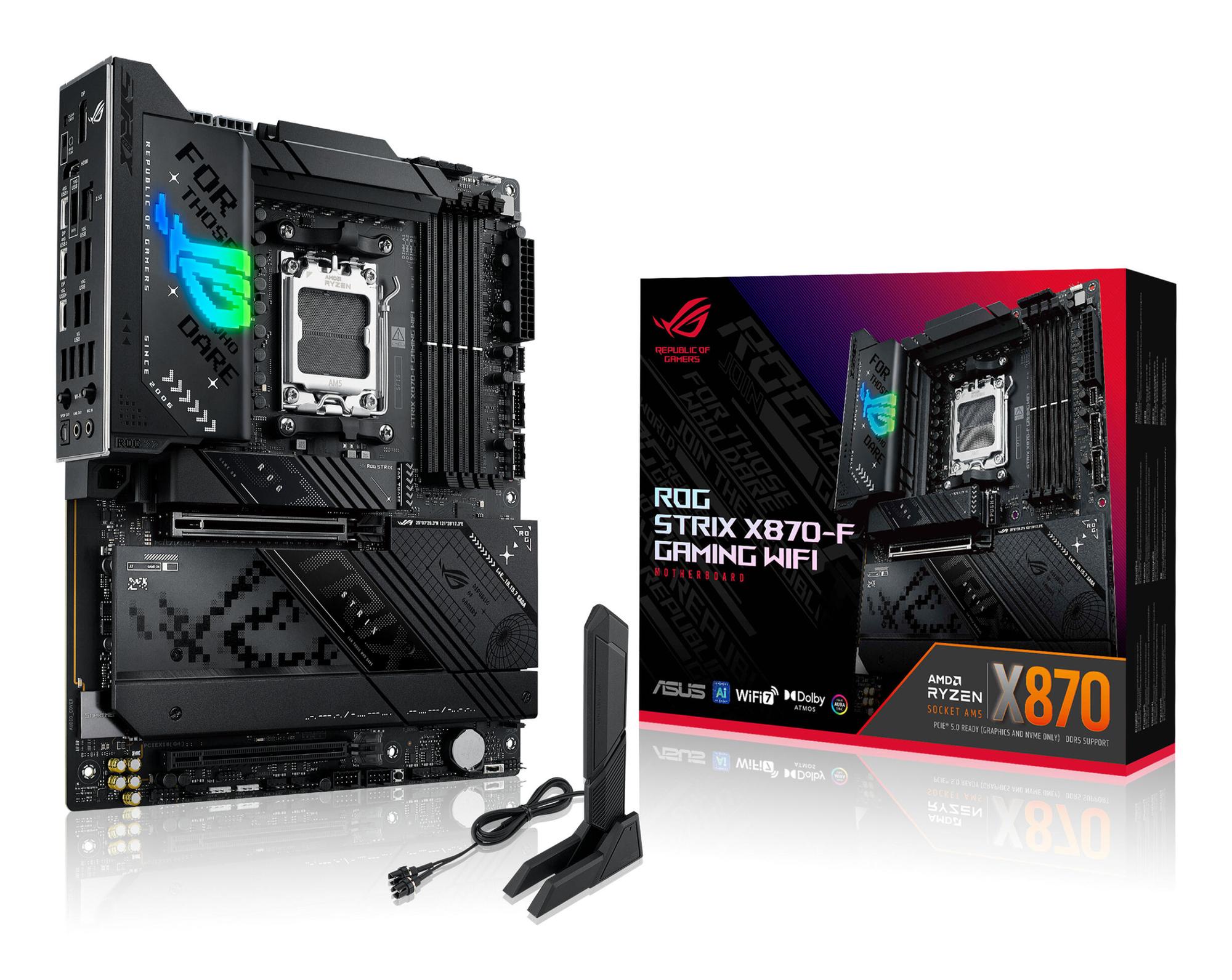 ASUS Mainboard ROG Strix X870-F Gaming WiFi / 90MB1IV0-M0EAY0 Black