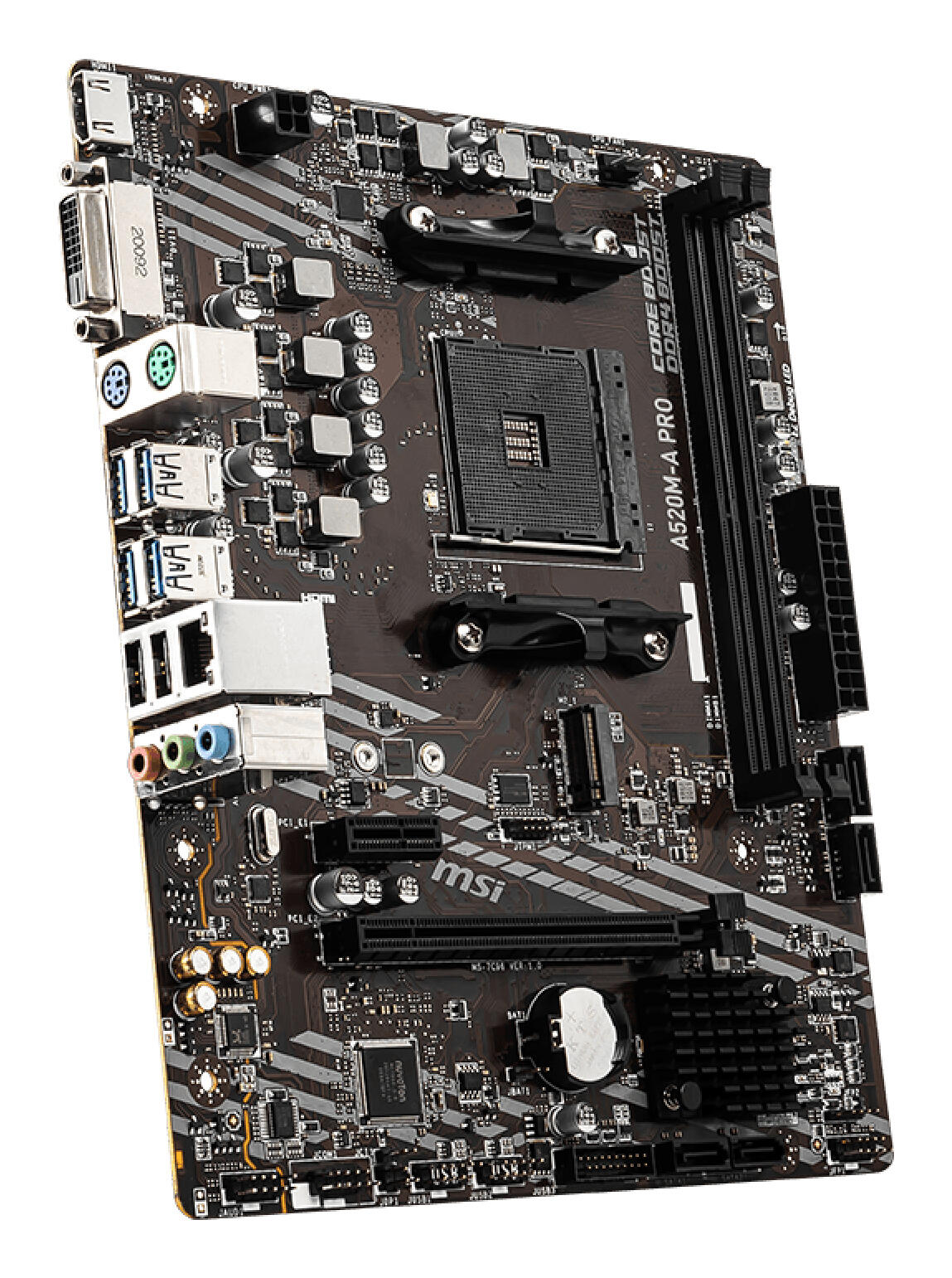 MSI Mainboard A520M-A PRO / 7C96-001R Black