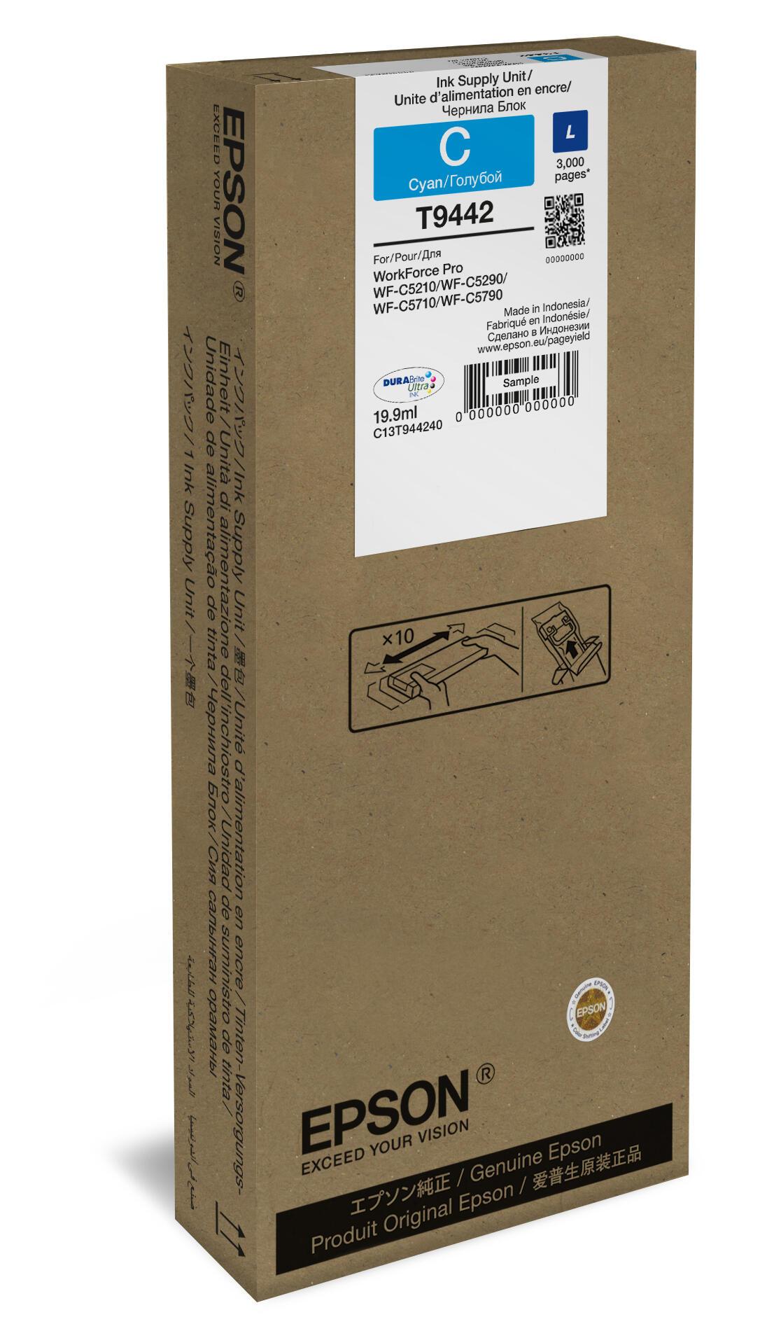 Epson Inchiostro T9442 / C13T944240 Ciano Standard