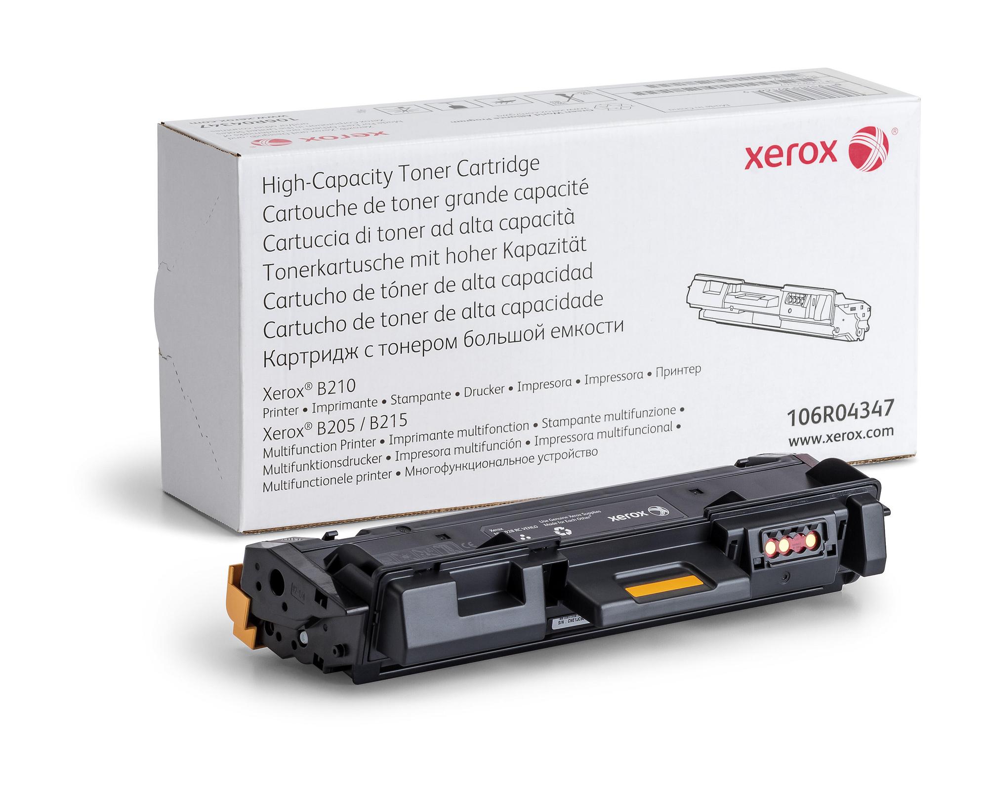 Xerox Tóner 106R04347 Negro XL