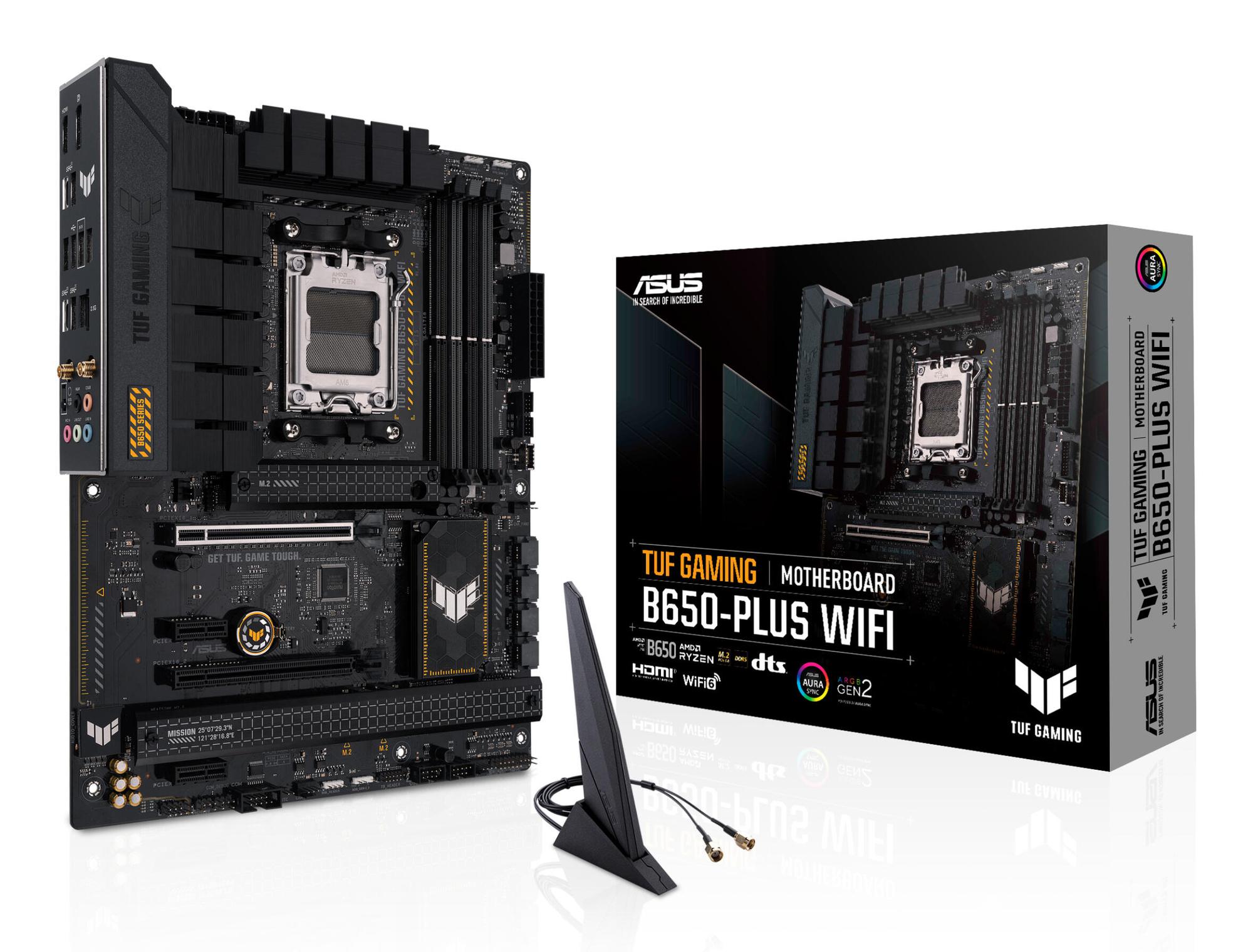 ASUS Mainboard TUF GAMING B650-PLUS WIFI / 90MB1BZ0-M0EAY0 Black