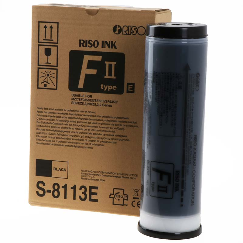 Riso Tinte S-8113E Schwarz Doppelpack