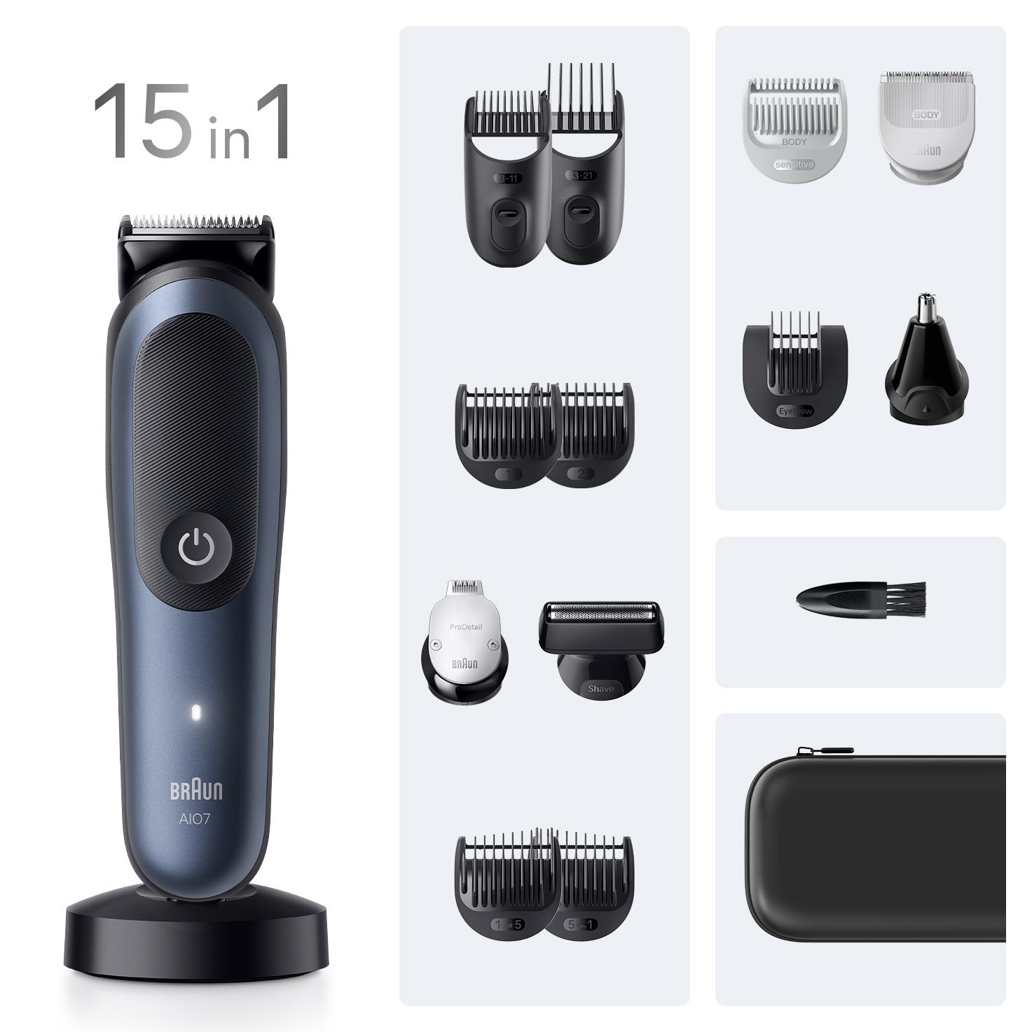 Braun Shaver Series 7 All-in-One AIO7580 / 245043 Black, blue