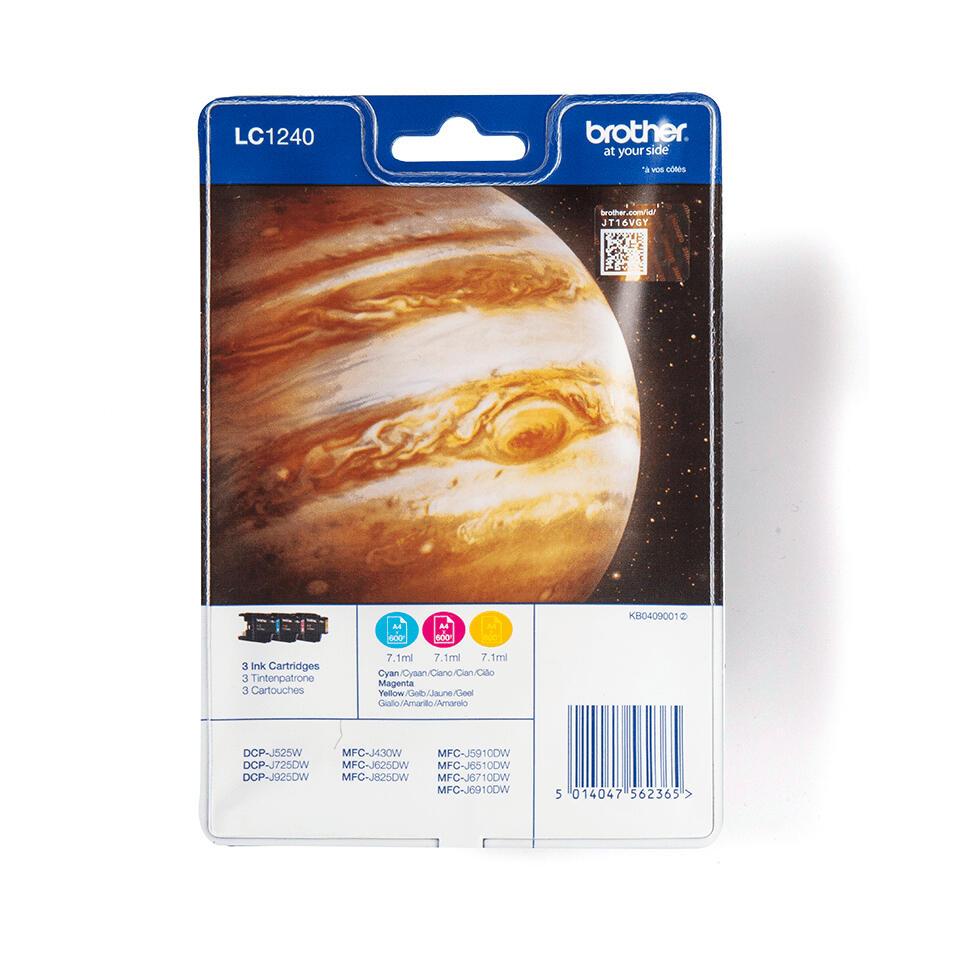 Brother Ink LC-1240RBWBP / LC1240RBWBP C,M,Y XL Multipack