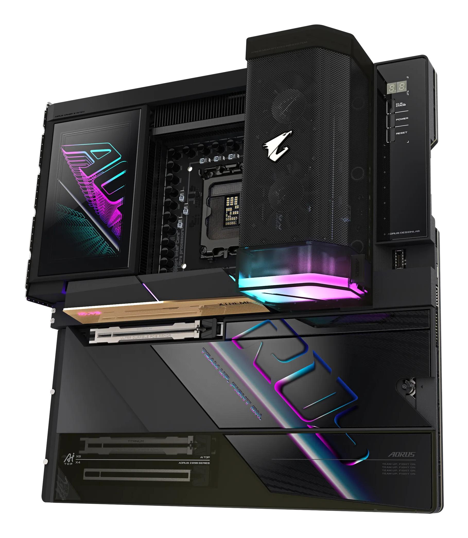 GIGABYTE Mainboard Z890 AORUS XTREME AI TOP / Z890 A XTREME AI TOP Schwarz