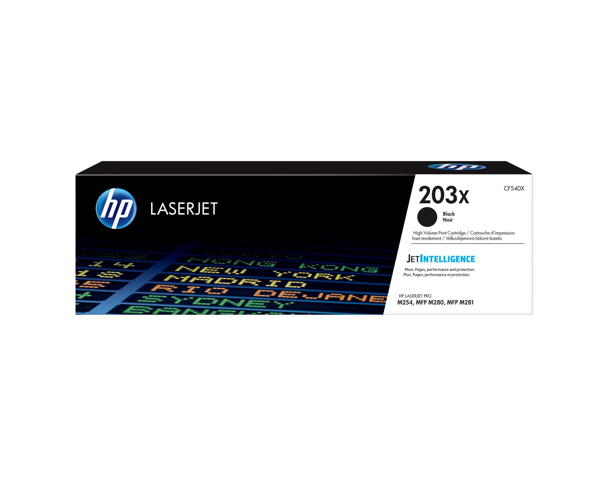 HP Tóner 203X / CF540X Negro XL